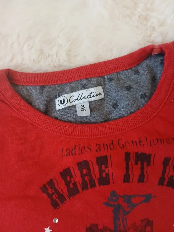 tee-shirt manche longue 3 ans fille - photo numéro 3