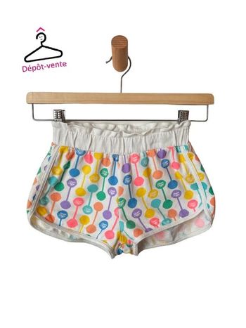 Short coloré “Chupa Chups”, motif sucettes - taille 8 ans