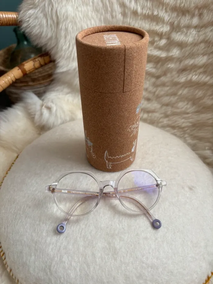 Lunettes de vue kaleos Burke transparente et paillettes - photo numéro 2