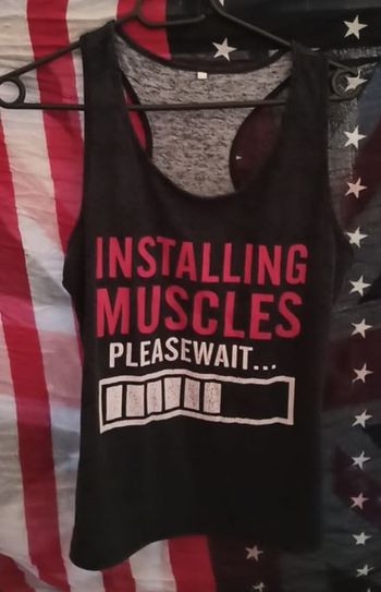 Débardeur noir avec inscription