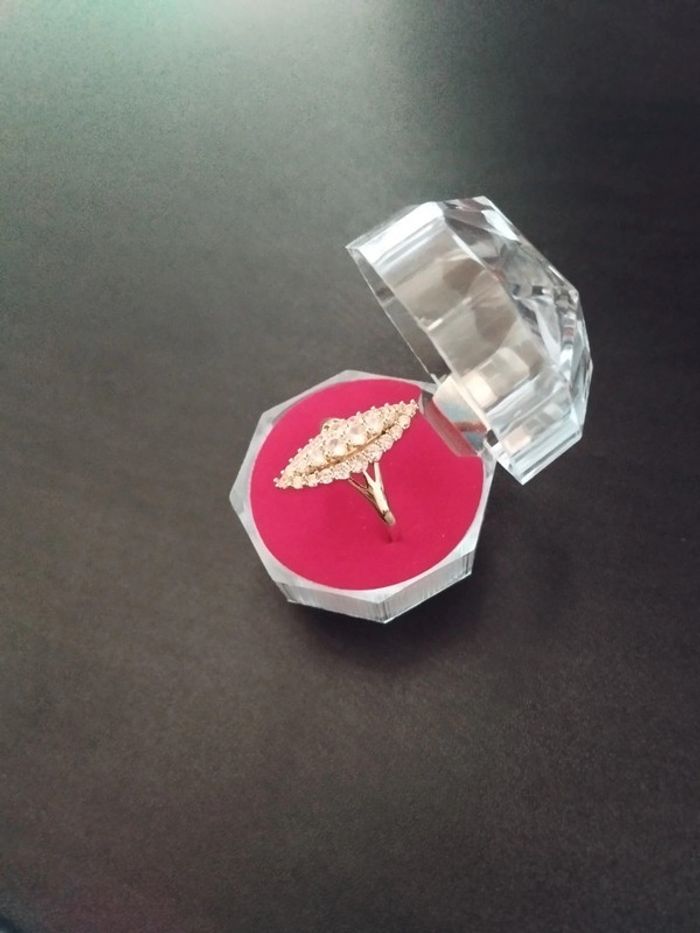 Bague vintage Marquise avec coffret cadeau - photo numéro 2