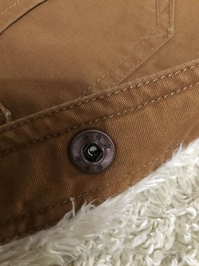 Veste chaude intérieur sherpa pour homme Lee camel taille M 051 - photo numéro 5