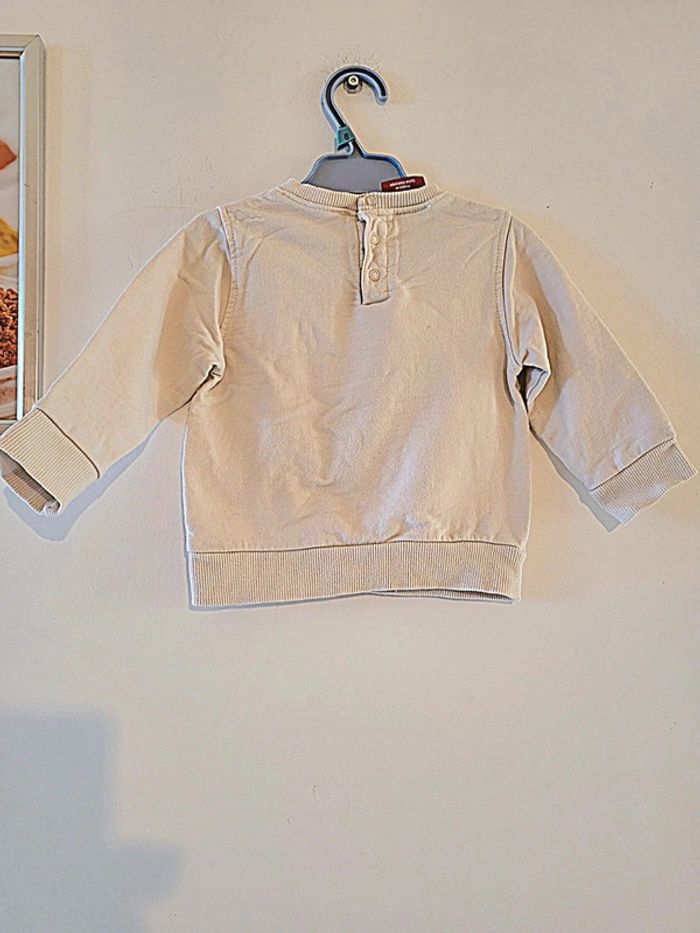 Pull beige snoopy taille 9 mois - photo numéro 4