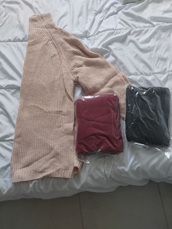 Lot de 3 grands pulls xs taille grend