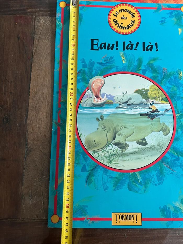 4 livres géants pour enfants - vintage - tormont  1992 - le monde des animaux - contes animaliers - photo numéro 2