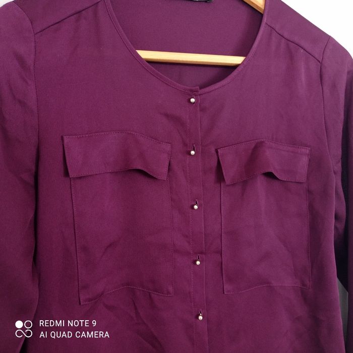 Blouse violet foncé t36 - photo numéro 2