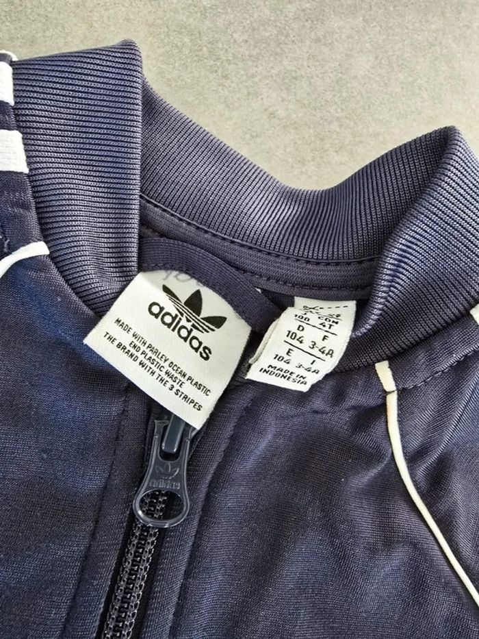 Ensemble jogging Adidas bleu - photo numéro 3