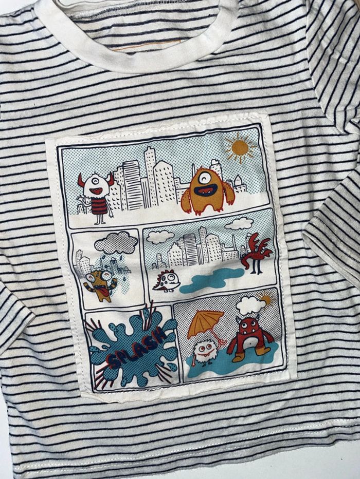 2 t-shirts manches longues In extenso 2 ans - photo numéro 3