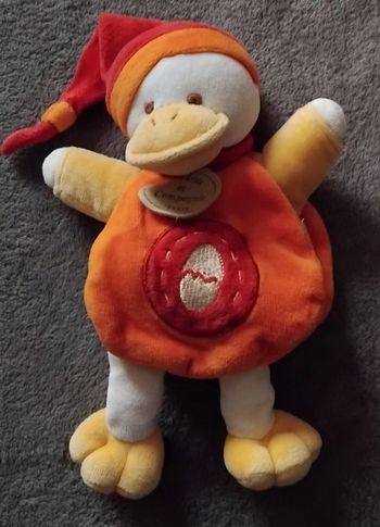 Doudou et compagnie- Canard avec capes levable 