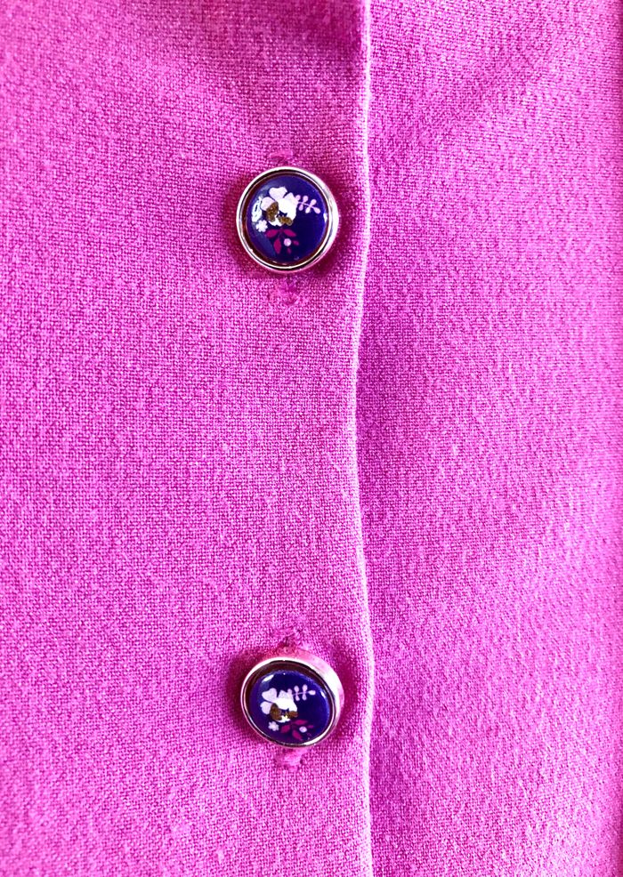 SERGENT MAJOR - ROBE FILLE VIEUX ROSE AVEC BRODERIES FLEURS, VOLANTS & PLIS 5A - photo numéro 7