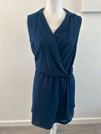 Robe drapée bleue marine Molly Bracken TS 36