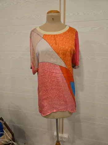 Tee shirt neuf multicolor ete