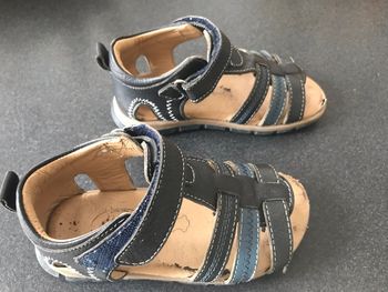 Sandales garçon cuir
