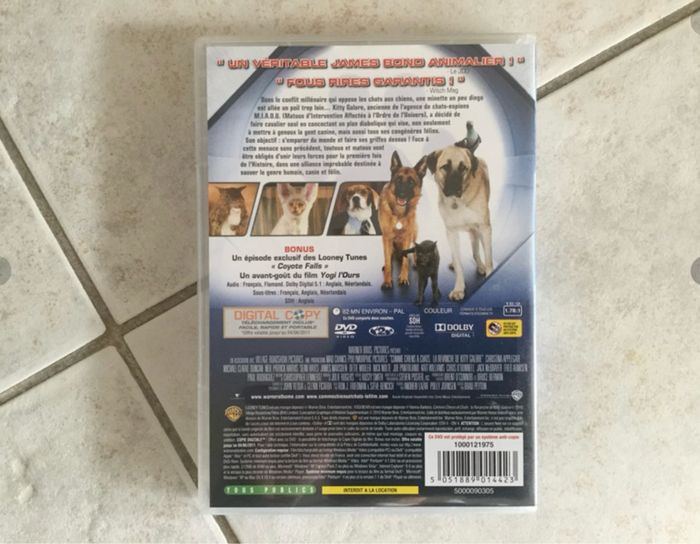 DVD dessin animé : Comme chiens et chats neuf - photo numéro 2