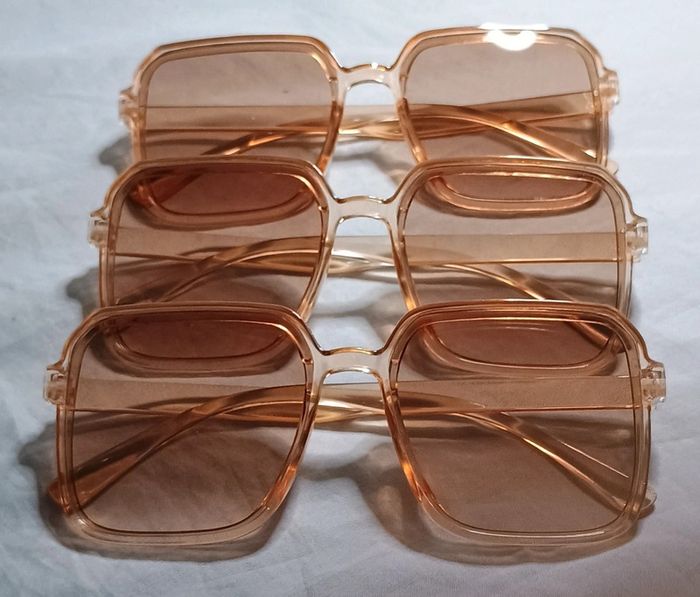 Lot de 3 Paires de lunettes soleil été - photo numéro 2