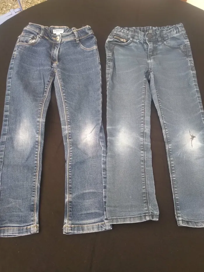 Lot de 2 Jeans Fille 6 Ans