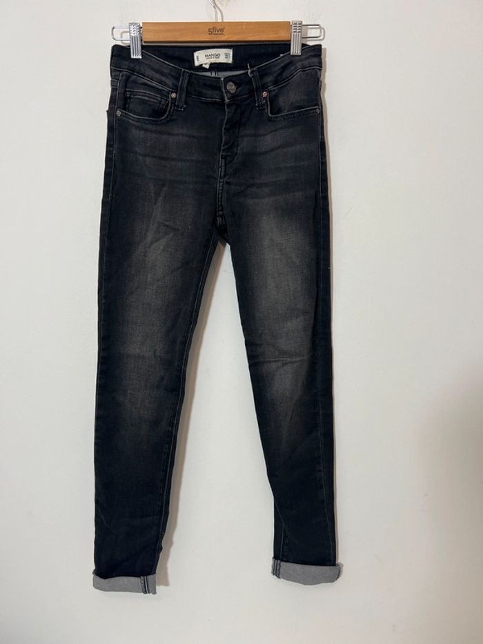 Jean gris délavé Mango