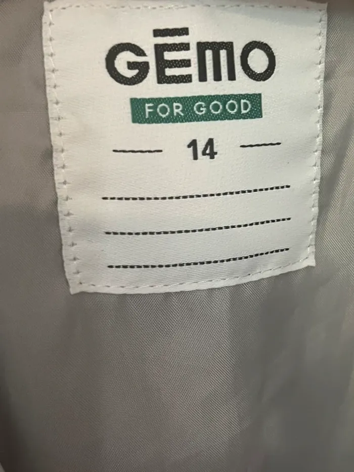 Doudoune grise fille gemo - photo numéro 4