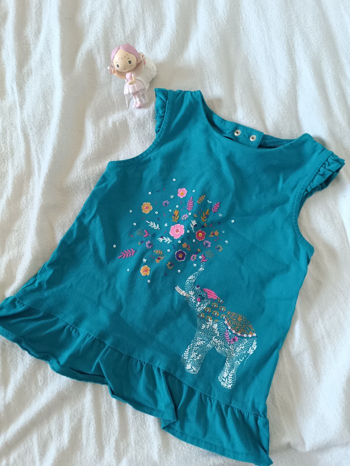 T-shirt turquoise Sergent major