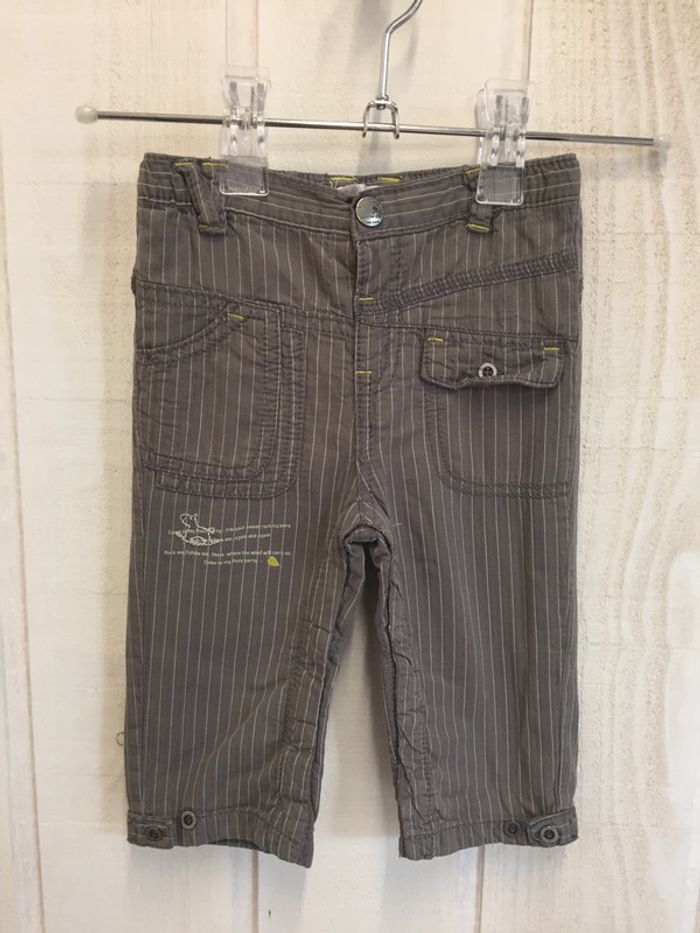 Pantalon rayé - Kitchoun - 9m