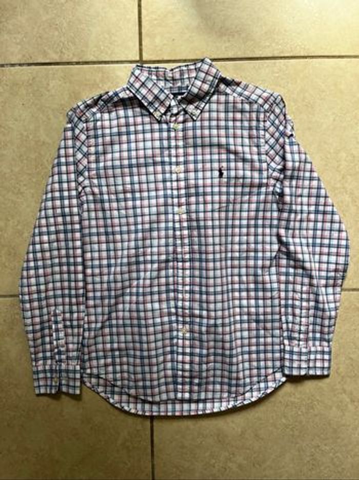 Chemise Ralph Lauren à carreaux (14-16 ans)