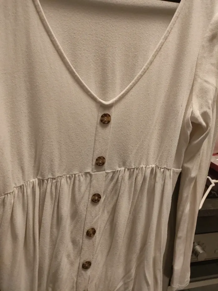 Haut de grossesse 38 40 blanc crème - photo numéro 3
