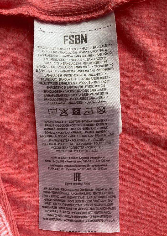 Tee-shirt homme coupe slim fit FSBN - photo numéro 6