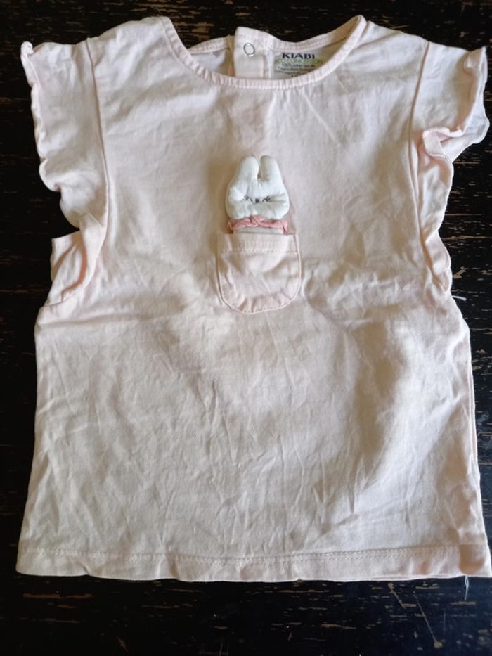 Tee-shirt MC lapin 18 mois