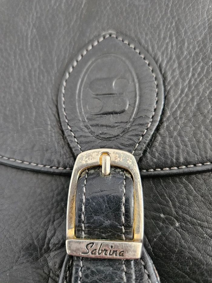 Sac à main en cuir Sabrina - photo numéro 8