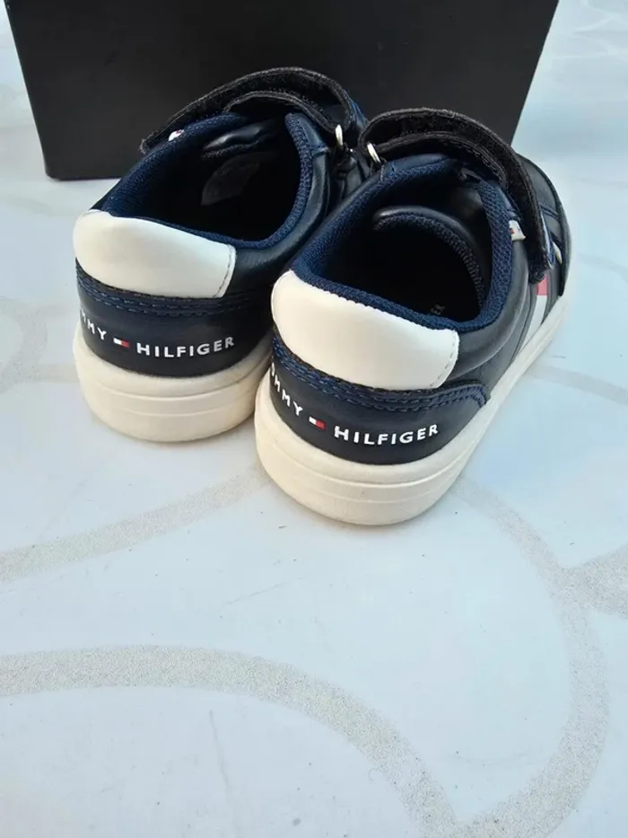 Basket Tommy Hilfiger en cuir - photo numéro 7