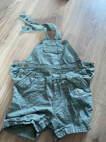 Salopette short petit pirate