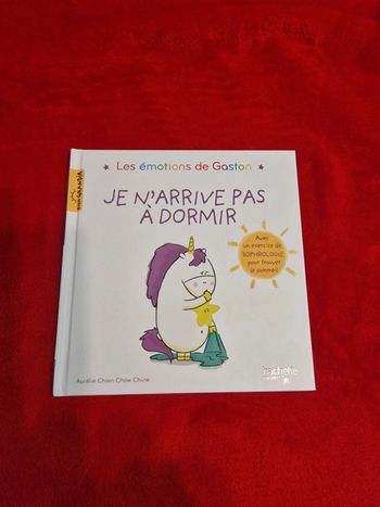 Livre les émotions de Gaston je n'arrive pas à dormir