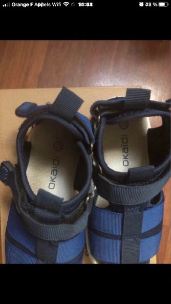 Sandales bleu marine 