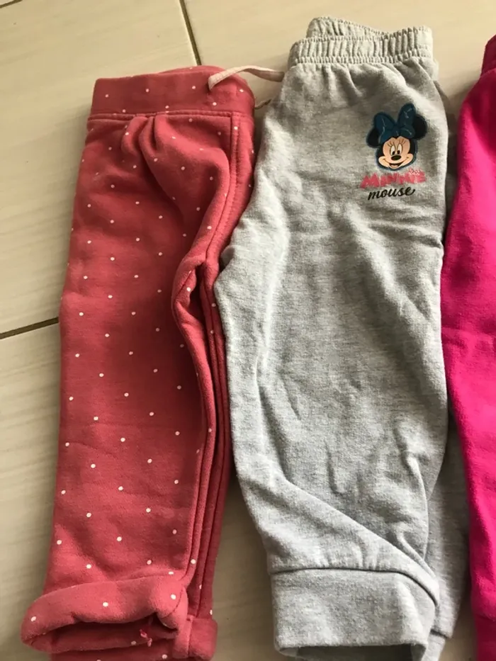 Lot de 6 jogging 12 mois fille kiabi obaibi - photo numéro 2