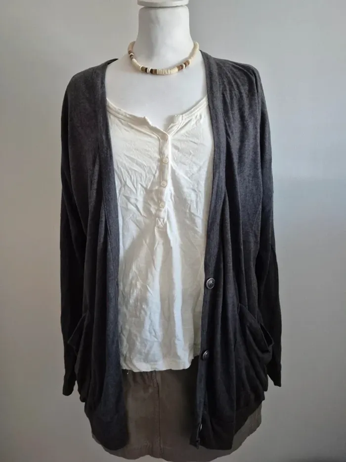 Cardigan Springfield XL gris - photo numéro 2