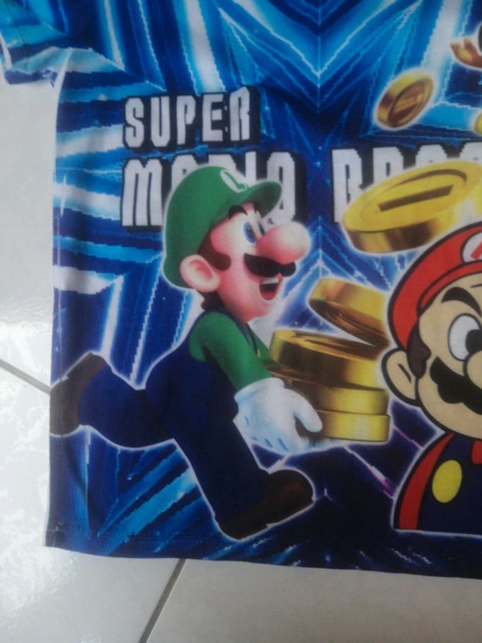 Tee shirt manche courte Mario 8A - photo numéro 2