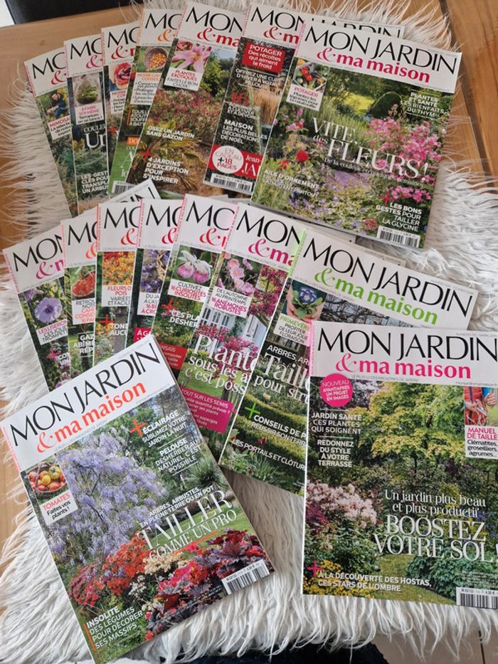 Lot de 16 livres sur  Mon jardin