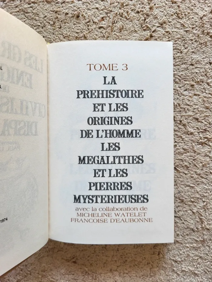 Lot de 2 livres Les grandes énigmes des civilisations disparues - 1974 - photo numéro 17