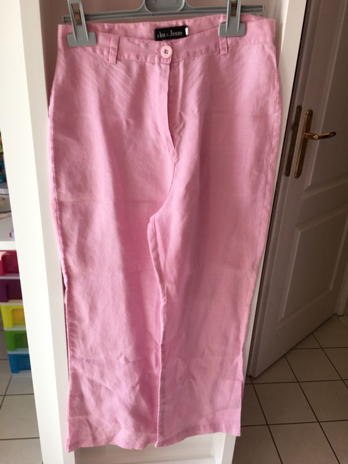 Pantalon lin
