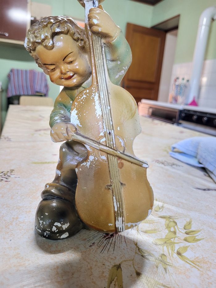 Statuette platre vintage