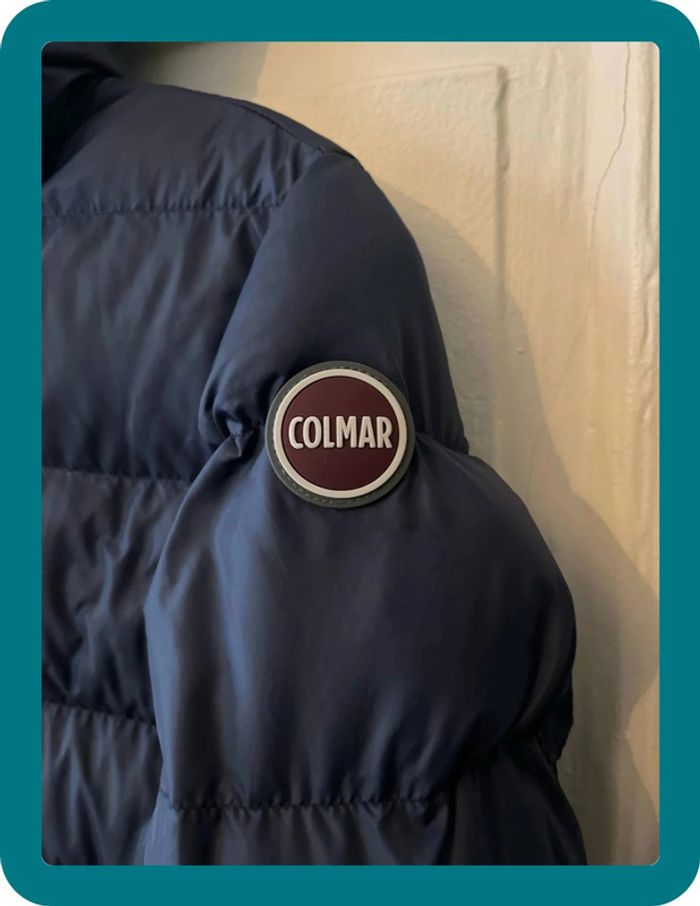 Doudoune longue bleue remplissage duvet 10 ans - Colmar - photo numéro 3
