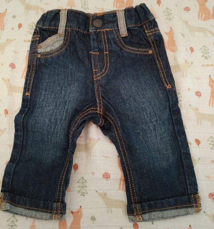 Ensemble tee-shirt jeans 3/6 mois - photo numéro 3