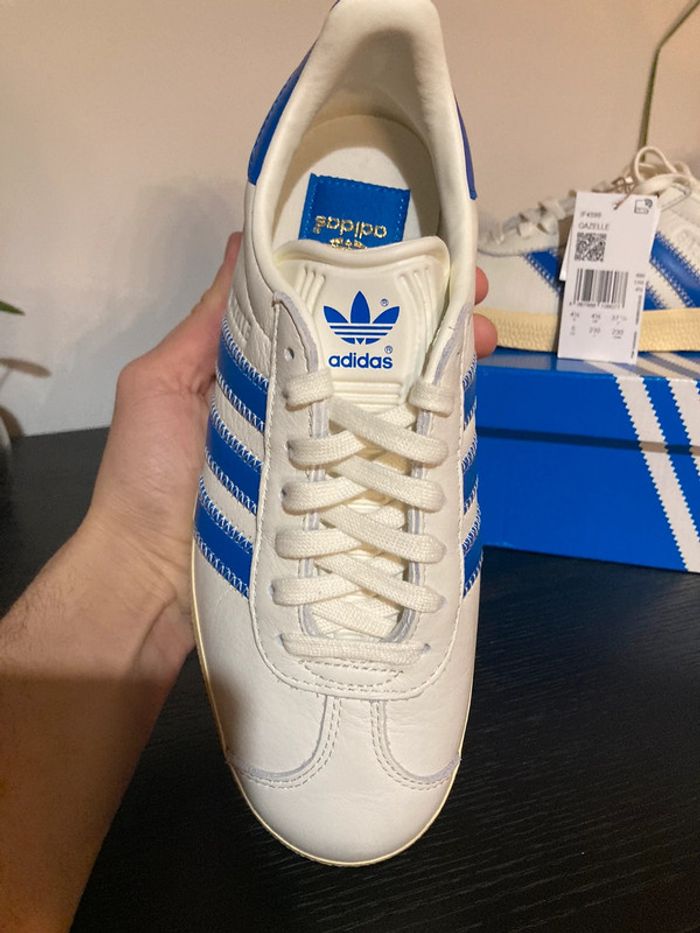 Baskets Basses Femme adidas Chaussure Gazelle Palace Bold Bleu - Taille 37 1/3 - photo numéro 2
