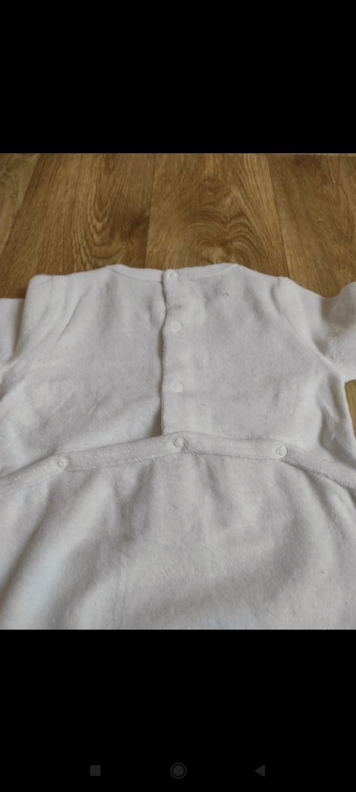 Lot 4 pyjamas bébé fille blanc - photo numéro 6