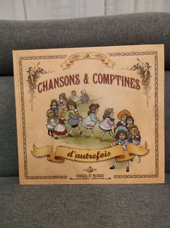 Livre chansons et comptines d'autrefois