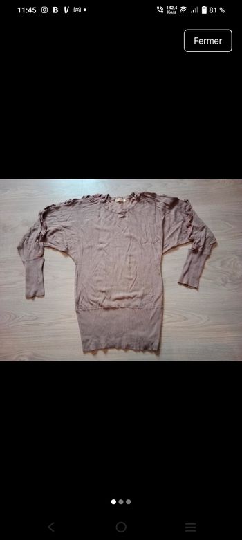 Pull chauve souris 