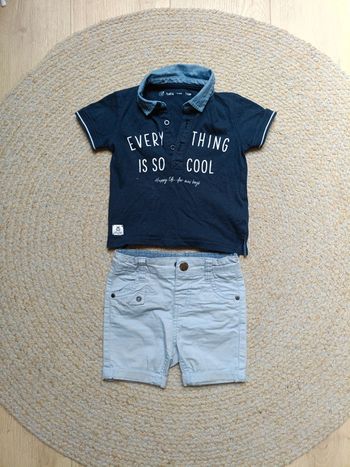 Ensemble polo/short 12M