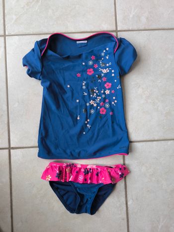 Tee-shirt anti uv et culotte de bain