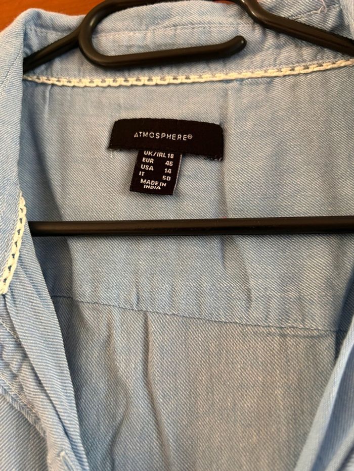 Longue chemise bleu clair 46 - photo numéro 2