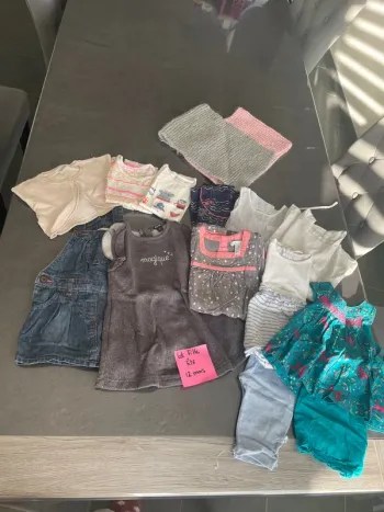 Lot vêtement 12 mois fille